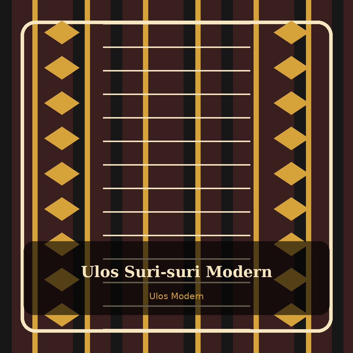 Ulos Suri-suri Modern